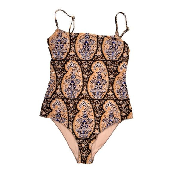 Boteh NWT Tuckernuck Earthy Paisley Pietro Sunda One-Piece Swimsuit Bohemain - Picture 4 of 10